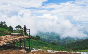 Bangalore to Coorg travel map illustration